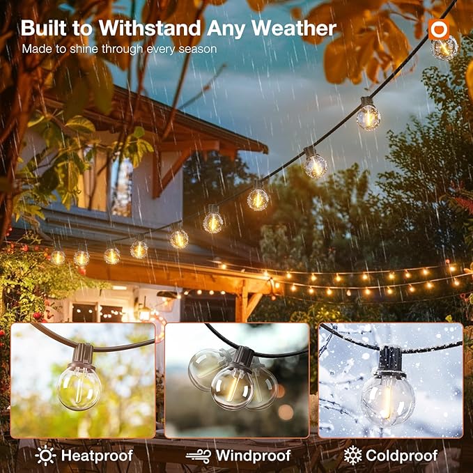 addlon 200FT Outdoor String Lights G40 - Image 4
