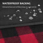 Tirrinia Large Waterproof Outdoor Blanket, Soft Warm Windproof Stadium Blanket - Image 2
