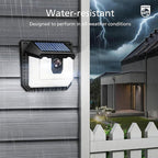 Philips Solar Lights Motion Sensor Outdoor, 120 LEDs Solar Powered Security - Image 8