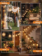 GOOTHY G40 LED Outdoor String Lights, 50Ft Patio String Lights Waterproof - Image 6