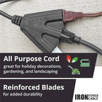 Iron Forge Cable 14 Gauge Outdoor Extension Cord 100 Ft - Image 3