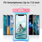 CACOE Universal Waterproof Phone case 2 Pcs-Up to 7.0", Phone Pouch - Image 7