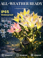 GIGALUMI Solar Garden Lights, Yard Decorations Outdoor, Allergy-Free Light up - Image 2
