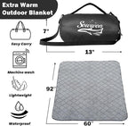 Waterproof Outdoor Blanket 92”X 60” Packable, Stadium Blankets - Image 2