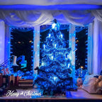 JMEXSUSS 150 LED Blue Christmas Lights Indoor Outdoor, Connectable 59 ft String - Image 6