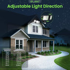 ALUSSO Motion Sensor Outdoor Lights Hardwired, Flood Lights Outdoor 120V - Image 8
