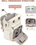 LOVEVOOK Laptop Backpack for Women, 17.3'' Waterproof Nurse Bag Teacher Work - Image 2