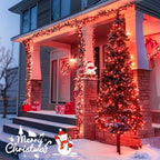 JMEXSUSS 400 LED Red Christmas Lights Indoor Outdoor, 132ft String Lights Plug - Image 7