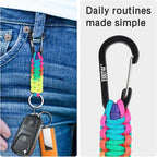 EOTW Paracord Keychain for Men Women Paracord Carabiner Backpack Keychain - Image 3
