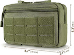 FRTKK Tactical Molle Admin Pouch Utility Laser Cut EDC Tool Pouch Bag - Image 2