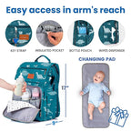 PILLANI Baby Diaper Bag Backpack - Image 3