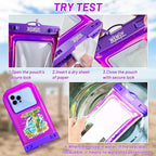 Personalized Initial Waterproof Phone Pouch Case - Image 4