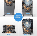 Luggage Cover Protector for 30-32 Inch Suitcases, TSA Approved Elastic Travel - Image 6