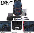 MOUNTAINTOP Hiking Backpack, 25/30L Camping Backpack, Men Women Hiking Daypack - Image 3