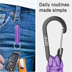 EOTW Paracord Keychain for Men Women Paracord Carabiner Backpack Keychain - Image 3