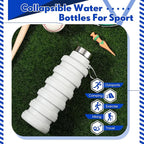 Baderke Collapsible Water Bottles 17oz Travel Sports Portable Water Bottle - Image 4