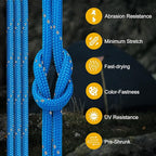 Reflective Paracord Rope 850Ib, 50/100/200/500/1000ft 4MM 11 Strand Strong - Image 4