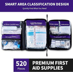 520 Pieces Premium First Aid Kit - Image 3
