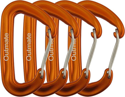 12kN 3.2"x2" Heavy-Duty Carabiner Clips by Outmate