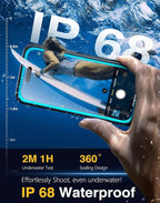 Lanhiem Magnetic for iPhone 17 Pro Case Waterproof, Built in Screen Protector & - Image 3