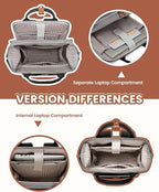 LOVEVOOK Laptop Backpack for Women, 15.6'' Waterproof Nurse Bag Teacher Work - Image 5