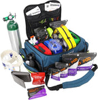 Lightning X Fully Stocked X-Tuff Modular Oxygen Trauma Bag w/Removable by LightningXProducts