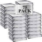 Macarrie 75 Pack Emergency Foil Thermal Blankets Silver Foil Survival Space by Macarrie