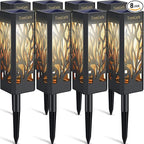 TomCare Solar Lights Outdoor Upgraded Bright Solar Pathway Lights Bigger Size by TomCare