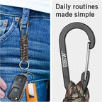 EOTW Paracord Keychain for Men Women Paracord Carabiner Backpack Keychain - Image 3