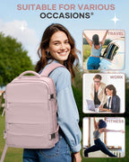 coofay Travel Backpack For Women Men Airline Approved Carry On Backpack Flight - Image 9