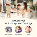 Tiny Twinkle Mess Proof Wet Bags | 1-Pack Reusable Waterproof Wet Bags - Image 6