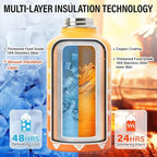 DYSANKY National Parks Water Bottle – 64 oz Insulated Stainless Steel Bottle - Image 2