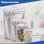 BELLE KR® 100 Pcs Assorted Mylar Bags - Image 2