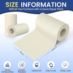 Self-Adhesive Canvas Repair Tape, Fabric Patch Repairs Kit - Image 2
