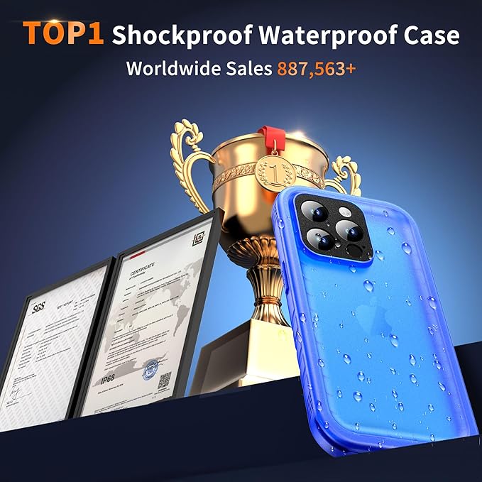 Cozycase Compatible with iPhone 13 Pro Max Waterproof Case - Image 10