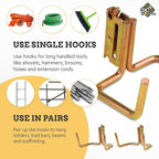 DC Cargo Mall Dual Arm Tool Hook Hanger E Track Accessories 3" Deep - Image 9