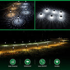 URAGO Super Bright Solar Lights Outdoor Waterproof-10 Pack, Dusk to Dawn Up to - Image 4