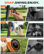 A2C Alloy Magnetic Golf Cart Phone Holder - Image 3