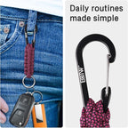 EOTW Paracord Keychain for Men Women Paracord Carabiner Backpack Keychain - Image 4