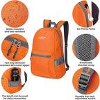 G4Free 20L Lightweight Packable Backpack Travel Hiking Daypack Foldable Backpack - Image 3