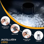 GIGALUMI Solar Lights Outdoor Waterproof, 16 Pack Solar Hanging Lights Garden - Image 3