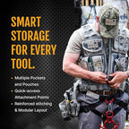 Spec Ops Tool Gear SF-18 Charlie 2.0 Tactical Tool Vest & Belt | Modular MOLLE - Image 7