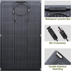 ALLPOWERS SF200 Flexible Solar Panel 200w Ultra Thin 3mm Bendable - Image 10