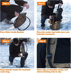 Insulated Cooler Bag & Free Clips to Hold Drinking Tube | Fits 2L & 3L - Image 4