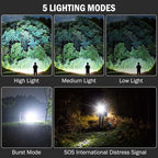 Lylting Rechargeable Flashlights High Lumens, 4 Pack 99, 000 Lumens Led - Image 6