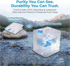 BEWBBAT 2 Pack Collapsible Water Container - Image 2