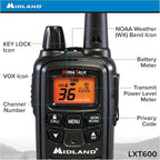 Midland LXT600VP3 FRS Two Way Radios - Image 3