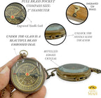 Brass Compass Gift to My Son Never Forget I Love You, Sentimental Keepsake from - Image 3