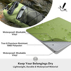STOVER 5/10/25/30/40/55L Waterproof Dry Bag- Roll-Top Backpack w/Phone Case- - Image 2
