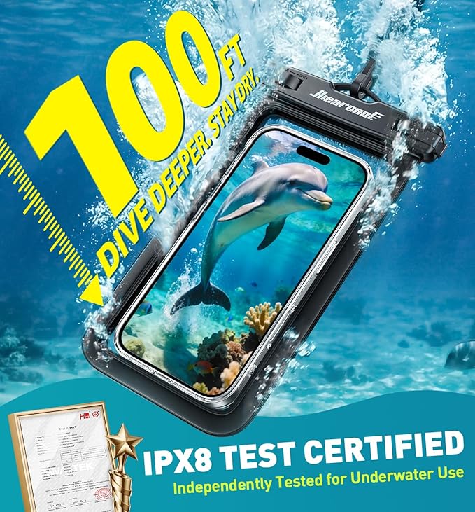 Hiearcool Waterproof Phone Pouch, Waterproof Phone Case - Image 2